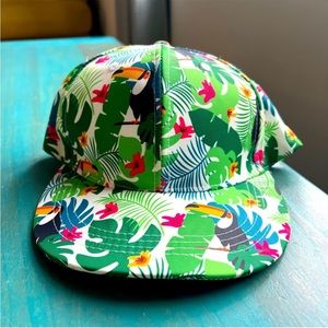 NWOT Tropical Malibu Rum Snap back hat